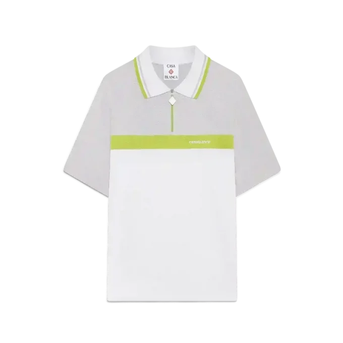 Graues Kurzarm-Poloshirt Graues Kurzarm-Poloshirt