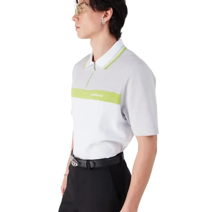 Graues Kurzarm-Poloshirt Graues Kurzarm-Poloshirt