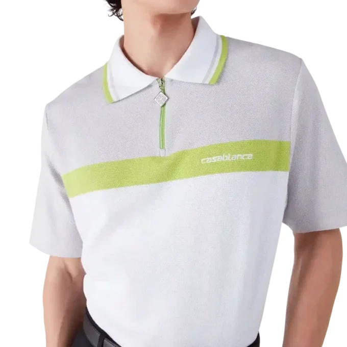 Graues Kurzarm-Poloshirt Graues Kurzarm-Poloshirt