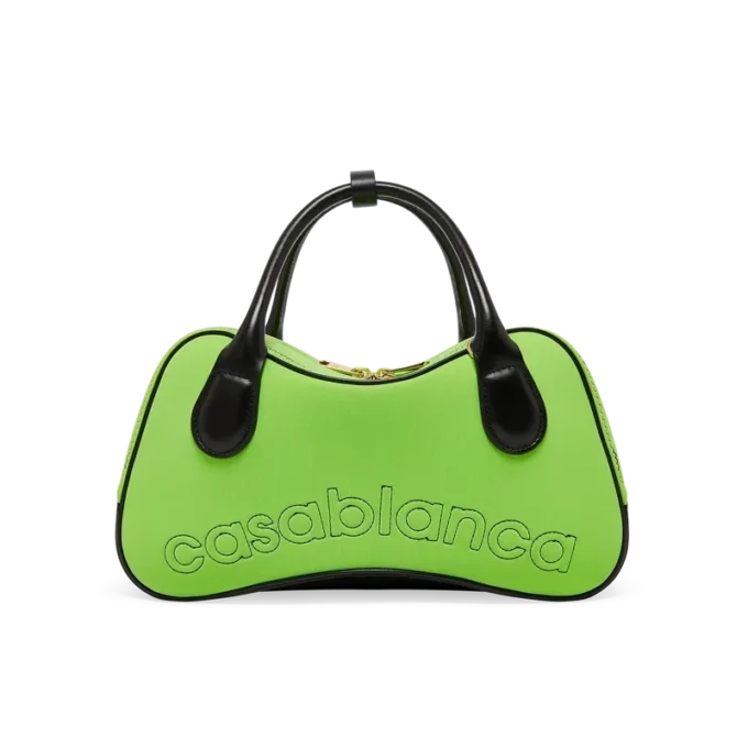 Grüne Bowling-Mini-Tasche Grüne Bowling-Mini-Tasche