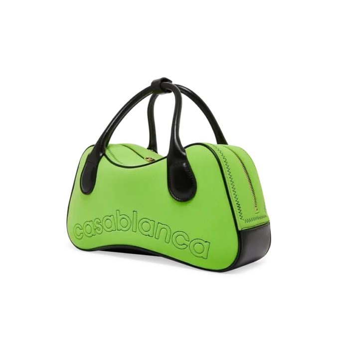 Grüne Bowling-Mini-Tasche Grüne Bowling-Mini-Tasche