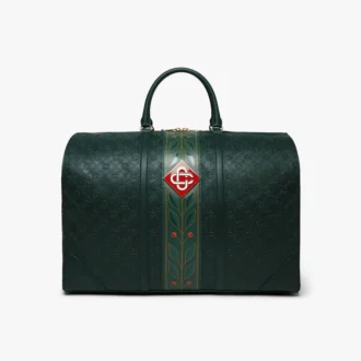 Grüne Monogram-Wochenendtasche