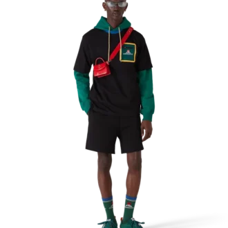 Grüner Court-Sneaker aus Wildleder für Herren