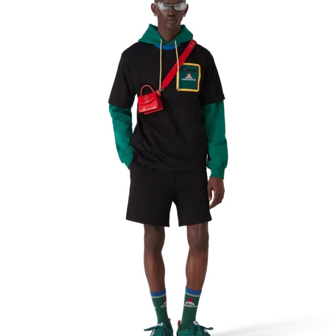 Grüner Court-Sneaker aus Wildleder für Herren Grüner Court-Sneaker aus Wildleder für Herren