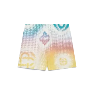 Halftone Logo Seidenshorts