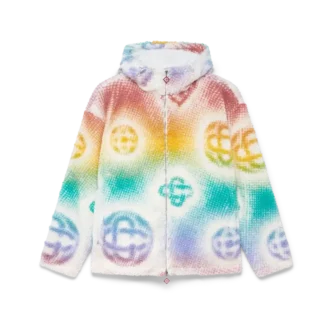 Halftone Monogram Fleecejacke