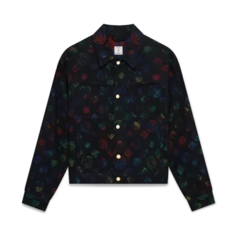 Heatmap-Jeansjacke