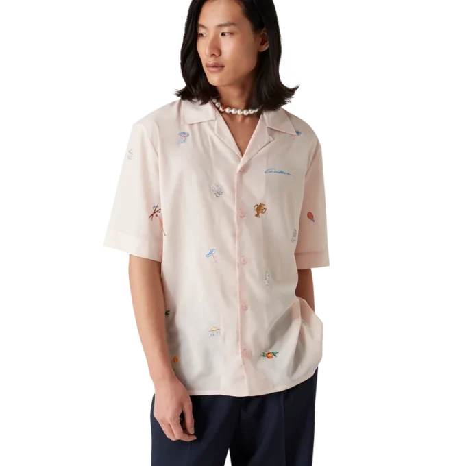 Hemd mit Stickmotiv
