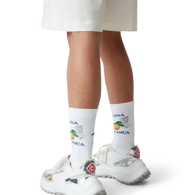 Herren-Sneaker Atlantis in Weiß und Chrom