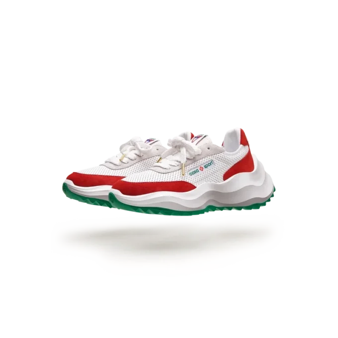 Herren-Sneaker Atlantis in Weiß und Rot