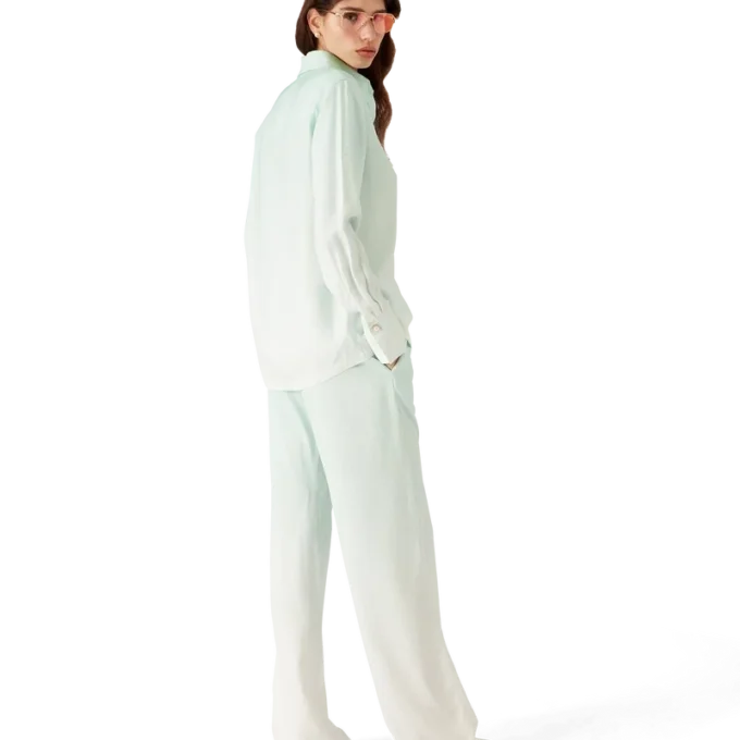 Hose aus Jacquard mit Monogramm-Farbverlauf