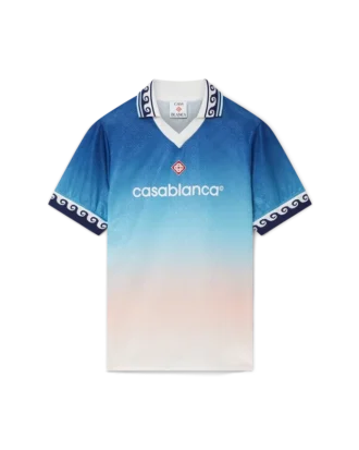 Jacquard-Fußballhemd mit Farbverlauf