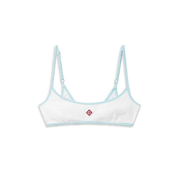 Jacquard-Monogramm-Bikini-Oberteil Jacquard-Monogramm-Bikini-Oberteil