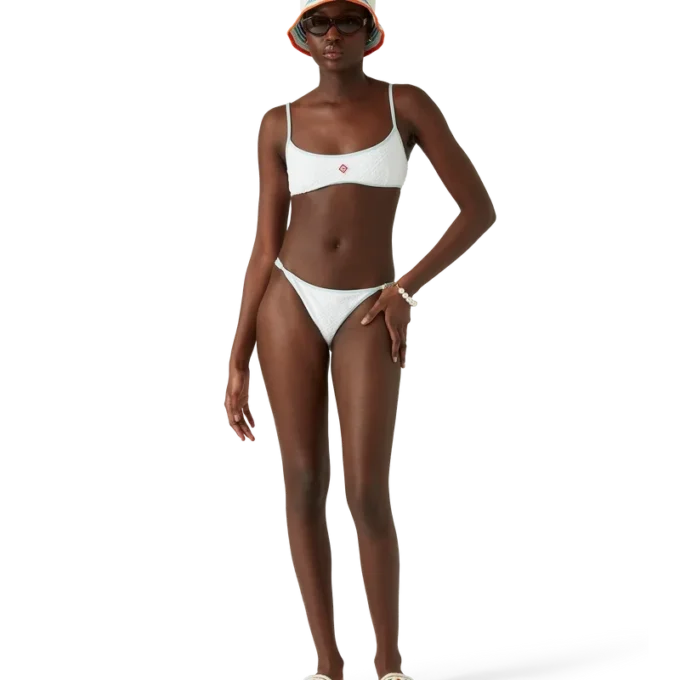 Jacquard-Monogramm-Bikini-Oberteil Jacquard-Monogramm-Bikini-Oberteil