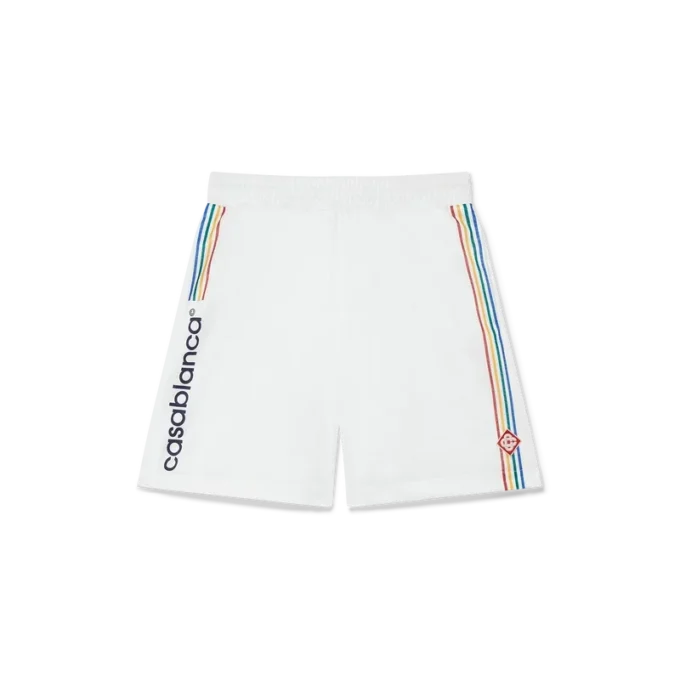Jacquard-Monogramm-Fußball-Shorts