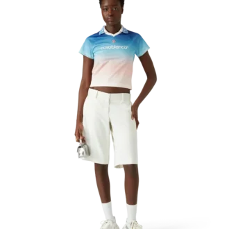 Jacquard-Monogramm-Fußballhemd