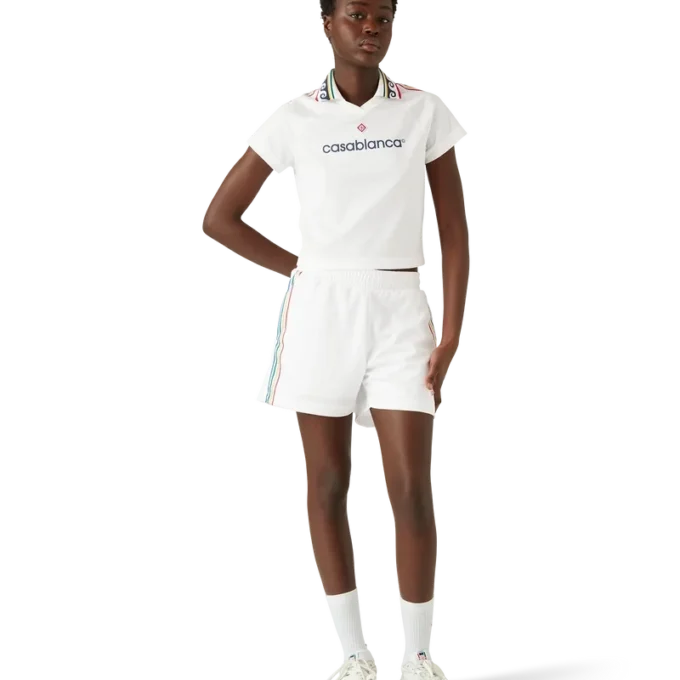 Jacquard-Monogramm-Fußballhemd