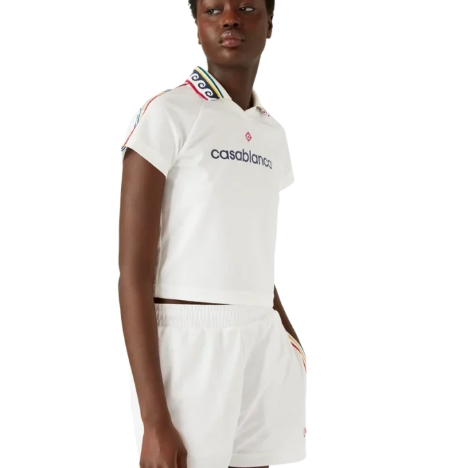 Jacquard-Monogramm-Fußballhemd