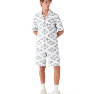 Jacquard-Motiv-Shorts