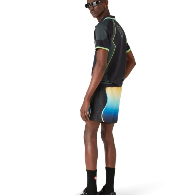 Jacquard-Shorts mit Farbverlauf