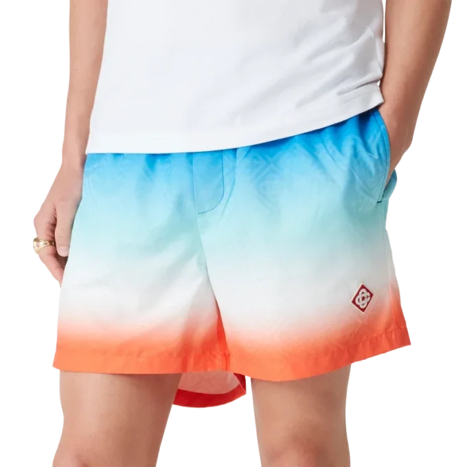 Jacquard-Shorts mit Farbverlauf