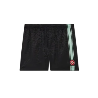 Jacquard-Shorts mit Monogramm-Streifen