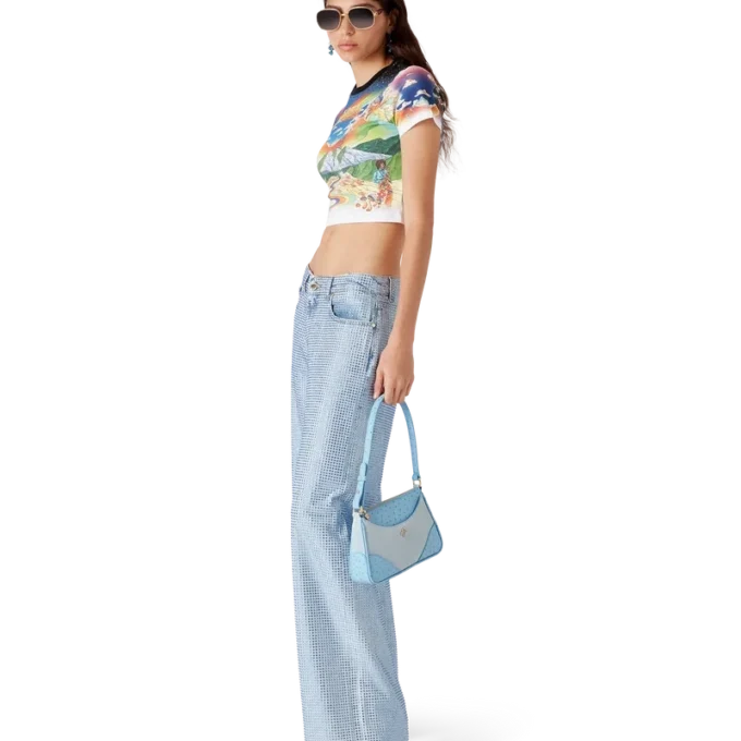 Jeans mit Kristallverzierung Jeans mit Kristallverzierung