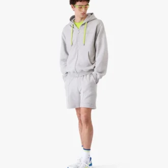 Kapuzen-Sweatshirt mit Reißverschluss aus Kaschmirmischung