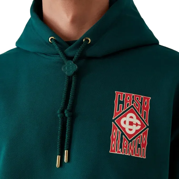 Kapuzenpullover mit Gothic-Logo