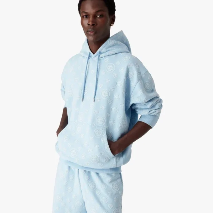 Kapuzenpullover mit Monogramm-Applikation Kapuzenpullover mit Monogramm-Applikation