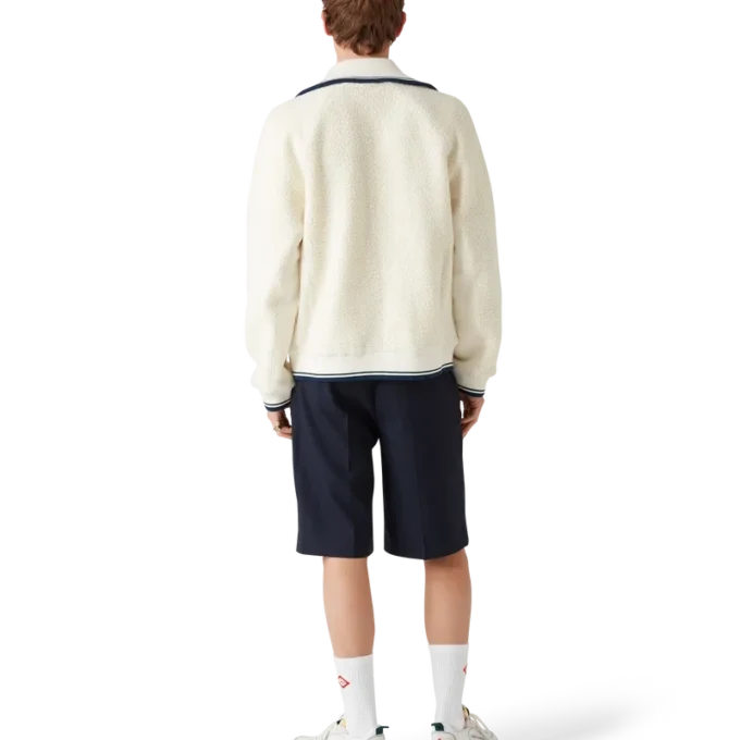 Kaschmir-Pullover mit Reißverschluss