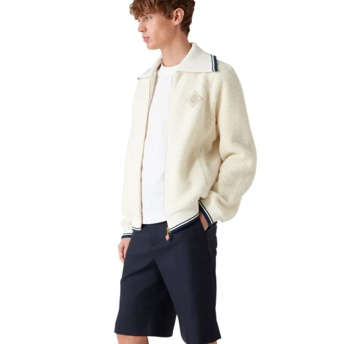 Kaschmir-Pullover mit Reißverschluss