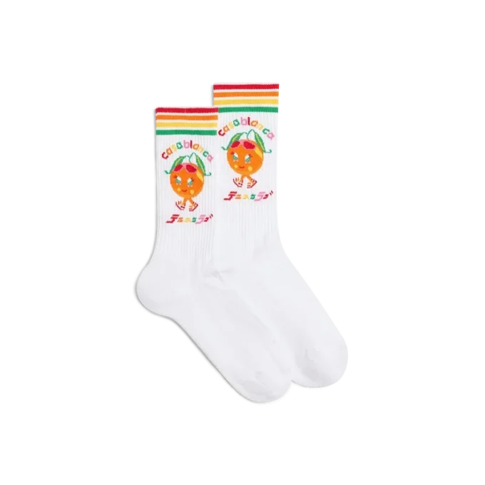 Kawaii Orange Socken Kawaii Orange Socken