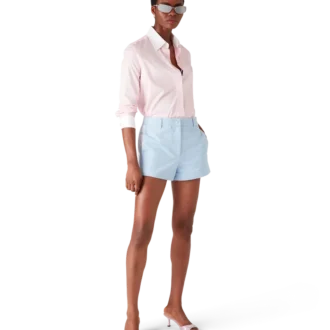 Kristall-Hemd mit kurzen Ärmeln