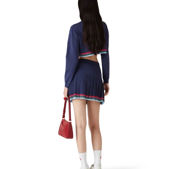 Kürzer Baseball-Pullover