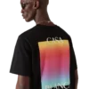 Kurzarm-T-Shirt mit Gradient-Square-Logo