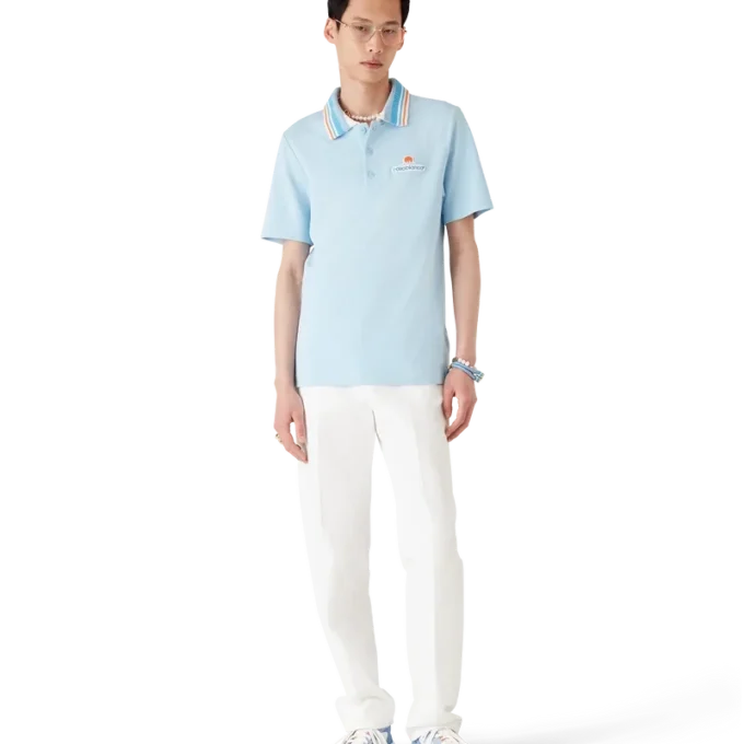 Kurzärmeliges Polohemd aus Strick-Piqué Kurzärmeliges Polohemd aus Strick-Piqué