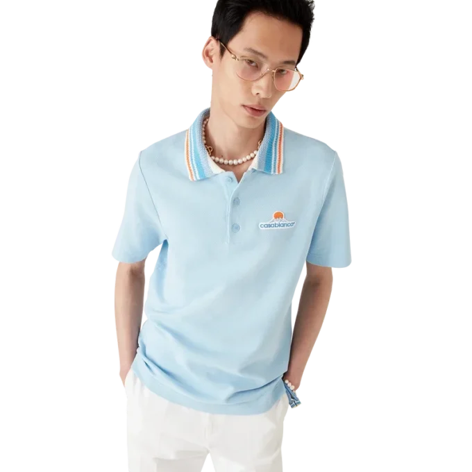 Kurzärmeliges Polohemd aus Strick-Piqué Kurzärmeliges Polohemd aus Strick-Piqué