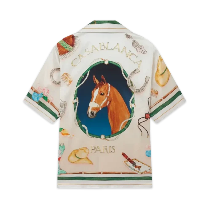 L’ecurie Blanche Seidenhemd