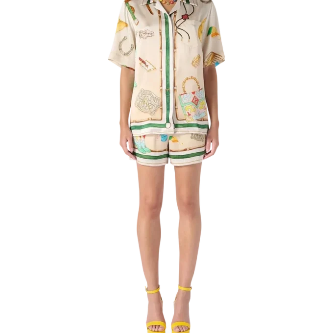 L’ecurie Blanche Seidenhemd