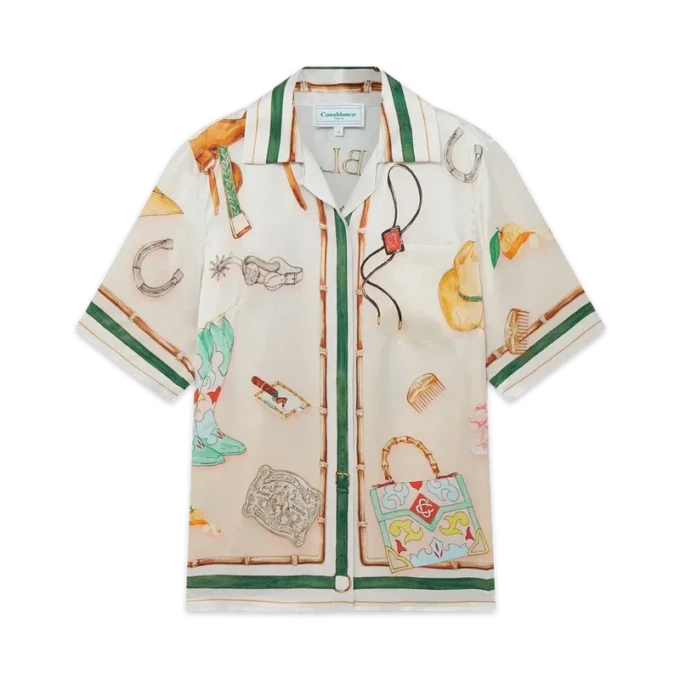 L’ecurie Blanche Seidenhemd