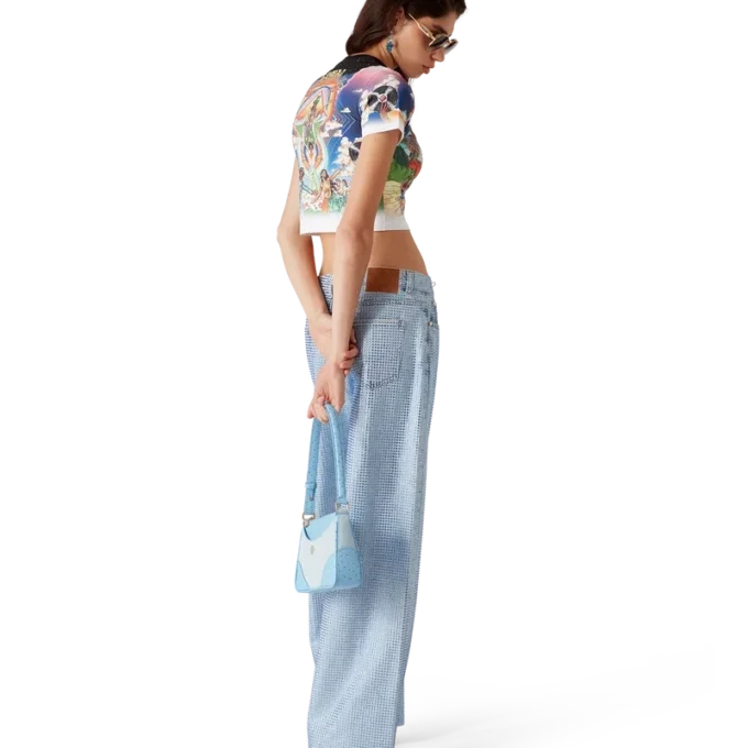 La Musique Cropped T-Shirt La Musique Cropped T-Shirt