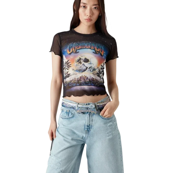 La Pramonition Mesh-T-Shirt