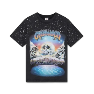 La Pramonition T-Shirt mit Kristallverzierung