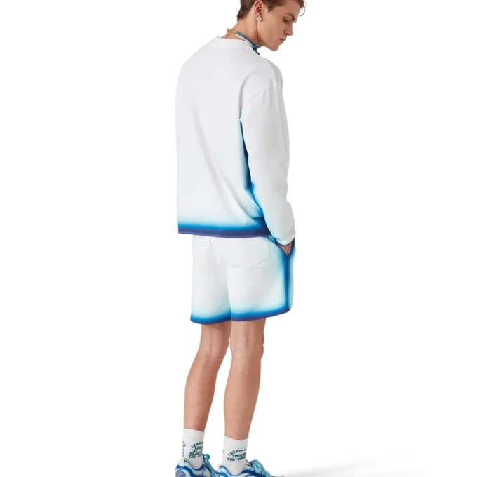 Langarm-T-Shirt „Blue Fade“