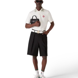 Laurel Piqué-Poloshirt mit kurzen Ärmeln