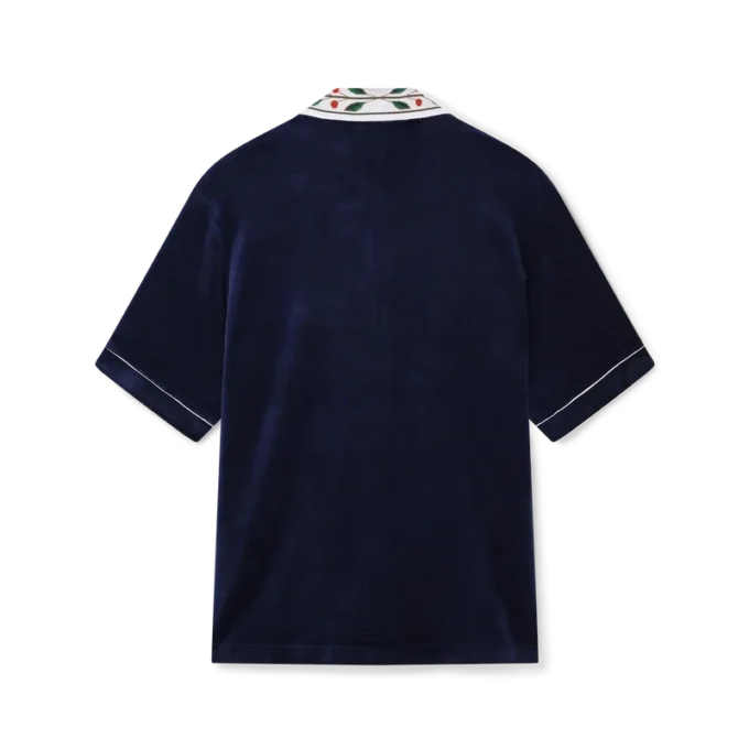 Laurel Velours-Hemd mit kurzen Ärmeln