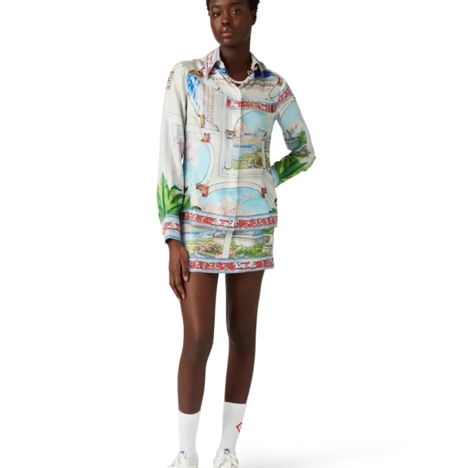 Le Passage Seiden-Minirock