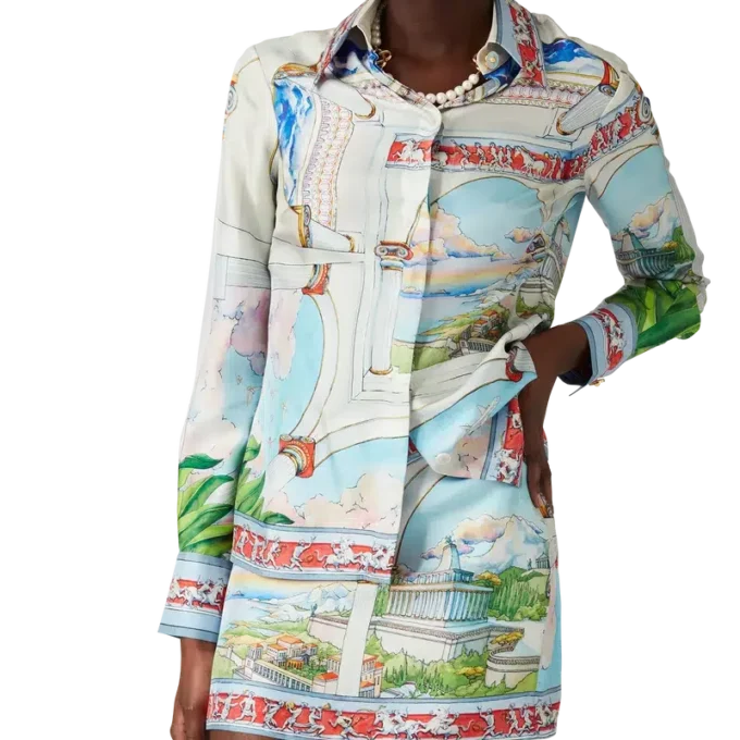 Le Passage Seiden-Minirock