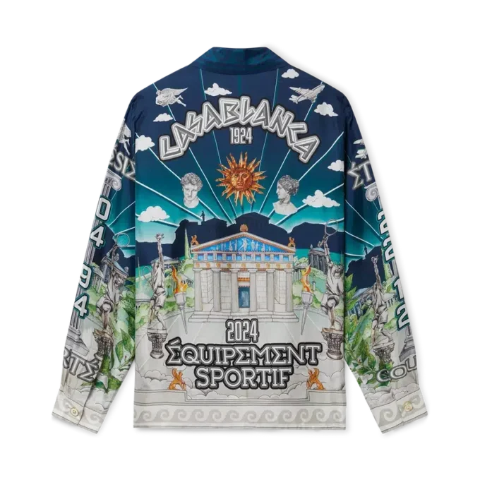 Le Temple Du Sport Seidenhemd Le Temple Du Sport Seidenhemd